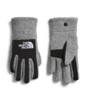 NWT The North Face Kids' Denali Etip Recycled Polyester & Recycled Nylon Gloves